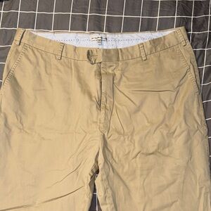 Peter Millar Men's Tan Classic Fit Pants 40W